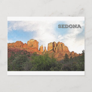 Carte Postale Cathedral Rock - Sedona, AZ