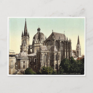 Carte Postale Cathédrale, Aix-la-Chapelle, Rhin, Allemagne rare