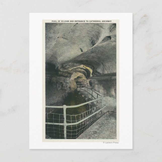 Carte Postale Cathédrale Archway Vue de la piscine de Siloam (Devant)