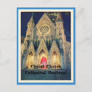 Carte Postale Cathédrale Christ Church de Montréal