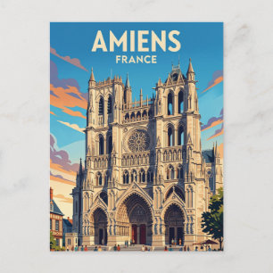 Carte Postale Cathédrale d'Amiens France