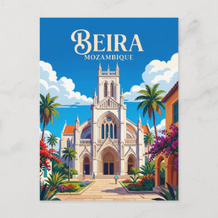 Carte Postale Cathédrale de Beira Mozambique