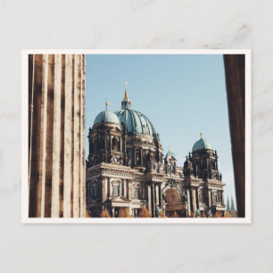 Carte Postale Cathédrale de Berlin au bord de la rivière Spree l