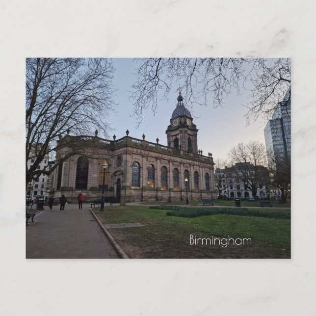Carte Postale Cathédrale de Birmingham (Devant)
