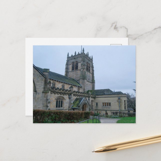 Carte Postale Cathédrale de Bradford (Devant/Arrière en situation)