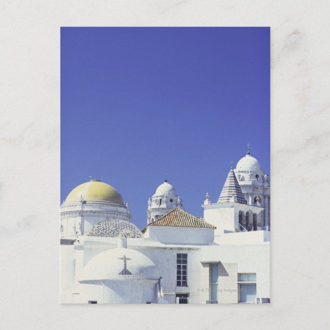 Carte Postale Cathédrale de Cadix à Cadix, Espagne (Devant)