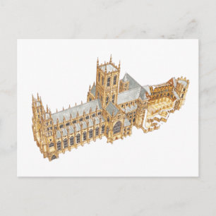 Carte Postale Cathédrale de Canterbury. Grande-Bretagne