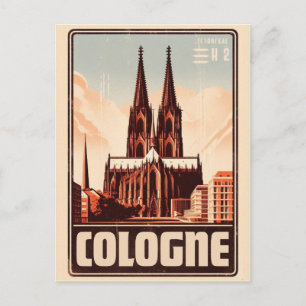 Carte Postale Cathédrale de Cologne, Köln allemagne vacances