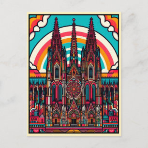 Carte Postale Cathédrale de Cologne, vacances en Allemagne de Co