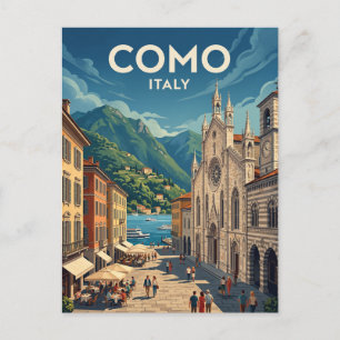 Carte Postale Cathédrale de Côme Italie