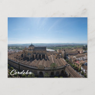 Carte Postale Cathédrale de Cordoue d'en haut en Espagne