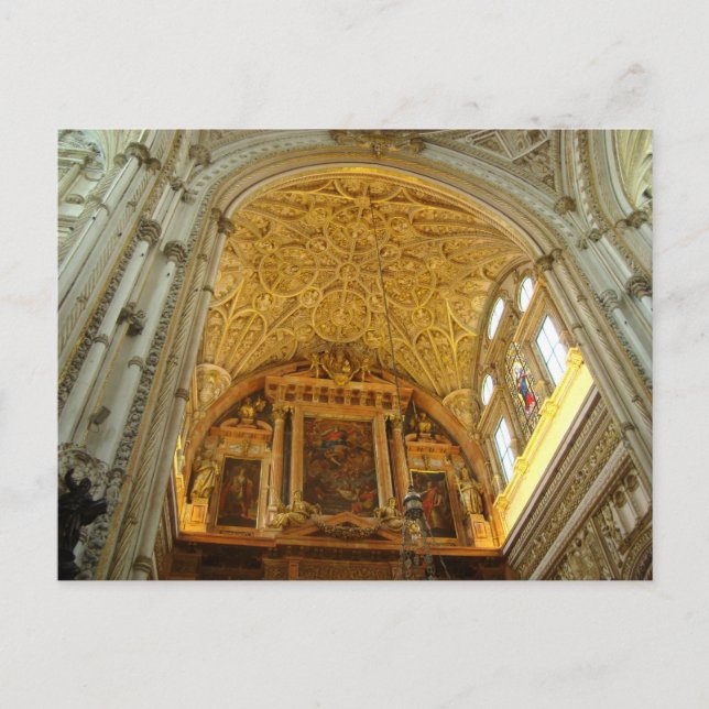 Carte Postale Cathédrale de Cordoue, Espagne (Devant)
