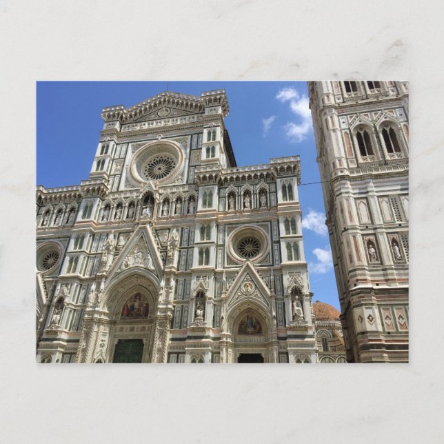 Carte Postale Cathédrale de Florence Italie (Devant)