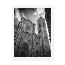 Cathédrale de Florence, noir & blanc