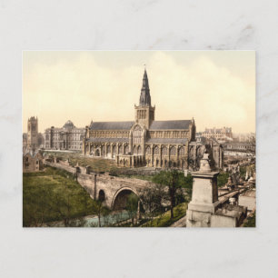 Carte Postale Cathédrale de Glasgow, Glasgow, Écosse