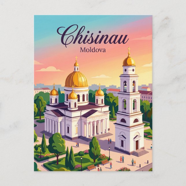 Carte Postale Cathédrale de la Nativité de Moldavie (Devant)