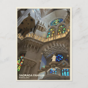 Carte Postale Cathédrale de la Sagrada Familia