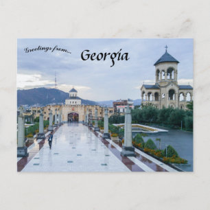 Carte Postale Cathédrale de la Sainte Trinité à Tbilissi Géorgie