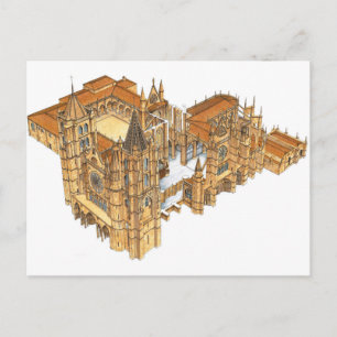 Carte Postale Cathédrale de Léon. Espagne