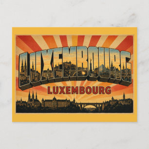 Carte Postale Cathédrale de Luxembourg