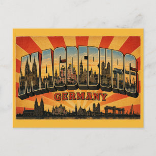 Carte Postale Cathédrale de Magdeburg Allemagne
