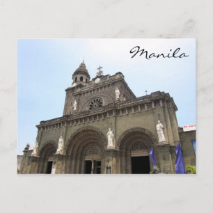 Carte Postale cathédrale de manille