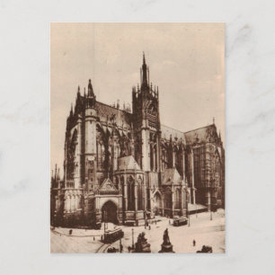 Carte Postale Cathédrale de Metz France Réplique 1930