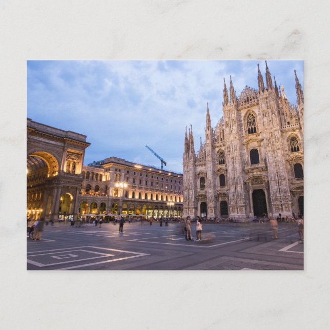 Carte Postale Cathédrale de Milan (Devant)