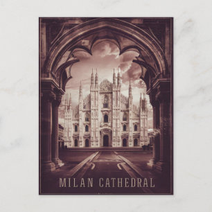 Carte Postale Cathédrale de Milan