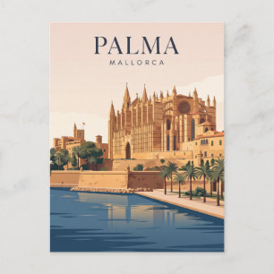 Carte Postale Cathédrale de Palma Espagne