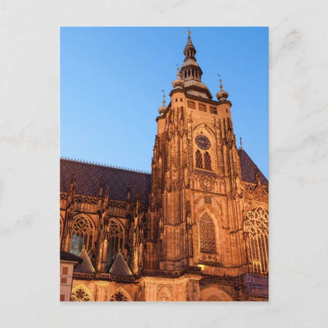 Carte Postale Cathédrale de Prague (Devant)