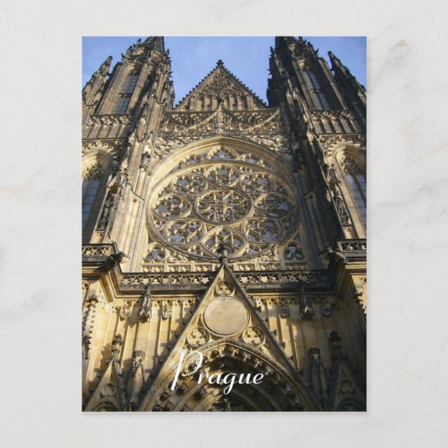 Carte Postale cathédrale de prague (Devant)