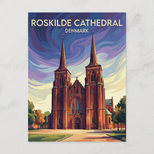 Carte Postale Cathédrale de Roskilde Danemark