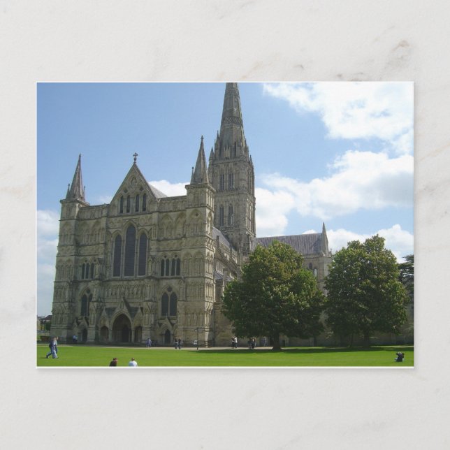 Carte Postale Cathédrale de Salisbury (Devant)