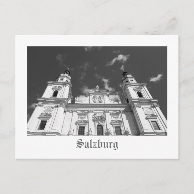 Carte Postale Cathédrale de Salzbourg (Devant)