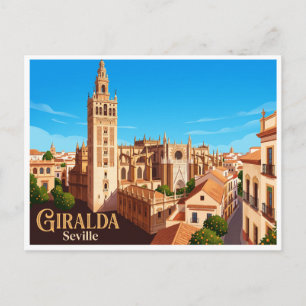 Carte Postale Cathédrale de Séville et Giralda Espagne