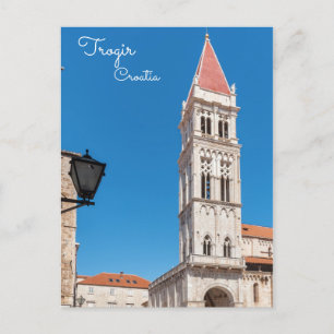 Carte Postale Cathédrale de St Lawrence tour à Trogir - Croatie