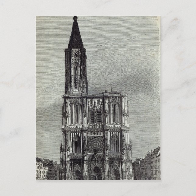 Carte Postale Cathédrale de Strasbourg (Devant)