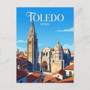 Carte Postale Cathédrale de Tolède Espagne