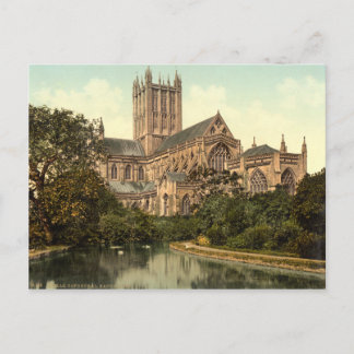 Carte Postale Cathédrale de Wells, Somerset, Angleterre