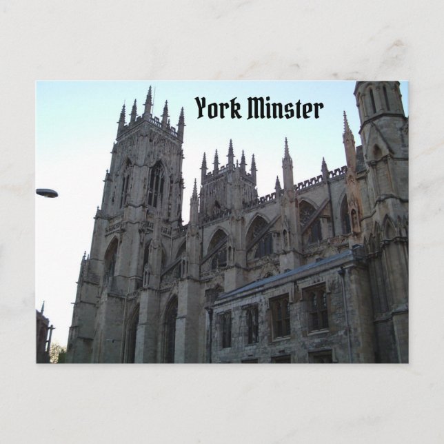 Carte Postale Cathédrale d'York (Devant)