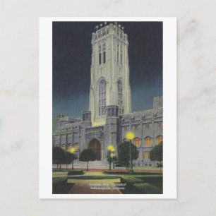 Carte Postale Cathédrale écossaise vintage de Rite, Indianapolis