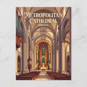Carte Postale Cathédrale métropolitaine de Mexico