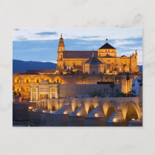Carte Postale Cathédrale Mezquita à Dusk à Cordoue