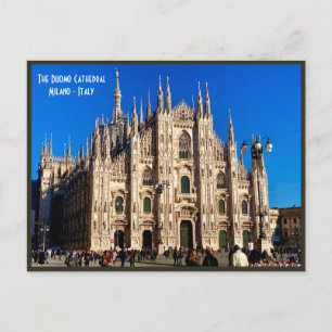 Carte Postale Cathédrale Milan Duomo - Italie