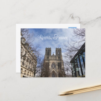 Carte Postale Cathédrale Notre-Dame de Reims, France