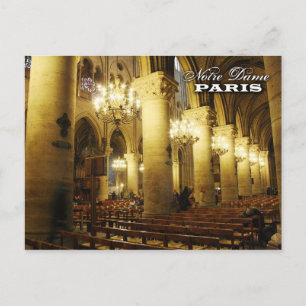 Carte Postale Cathédrale Notre-Dame (intérieur), Paris, France