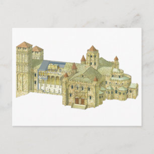 Carte Postale Cathédrale romane de Saint Jacques de Compostelle.