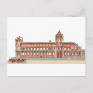 Carte Postale Cathédrale romane de Saint Jacques de Compostelle.