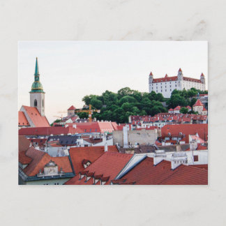 Carte Postale Cathédrale Saint-Martin et château de Bratislava